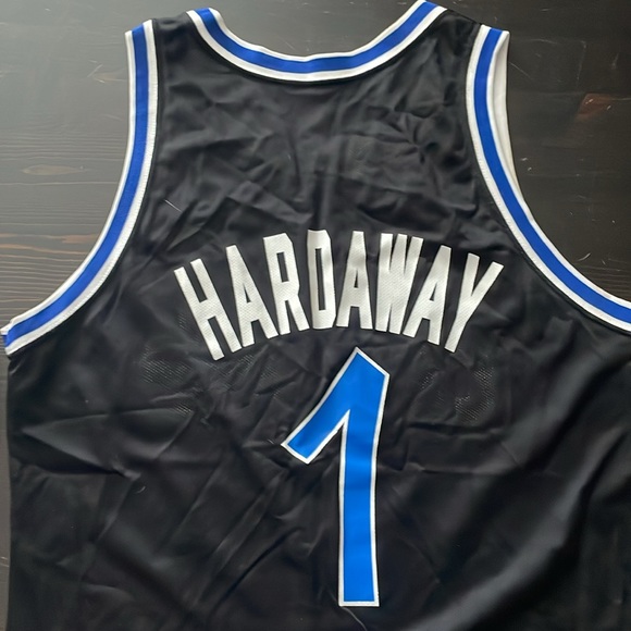 VINTAGE CHAMPION ORLANDO MAGIC PENNY HARDAWAY JERSEY L 44 ANFERNEE SHAQ - Picture 3 of 3